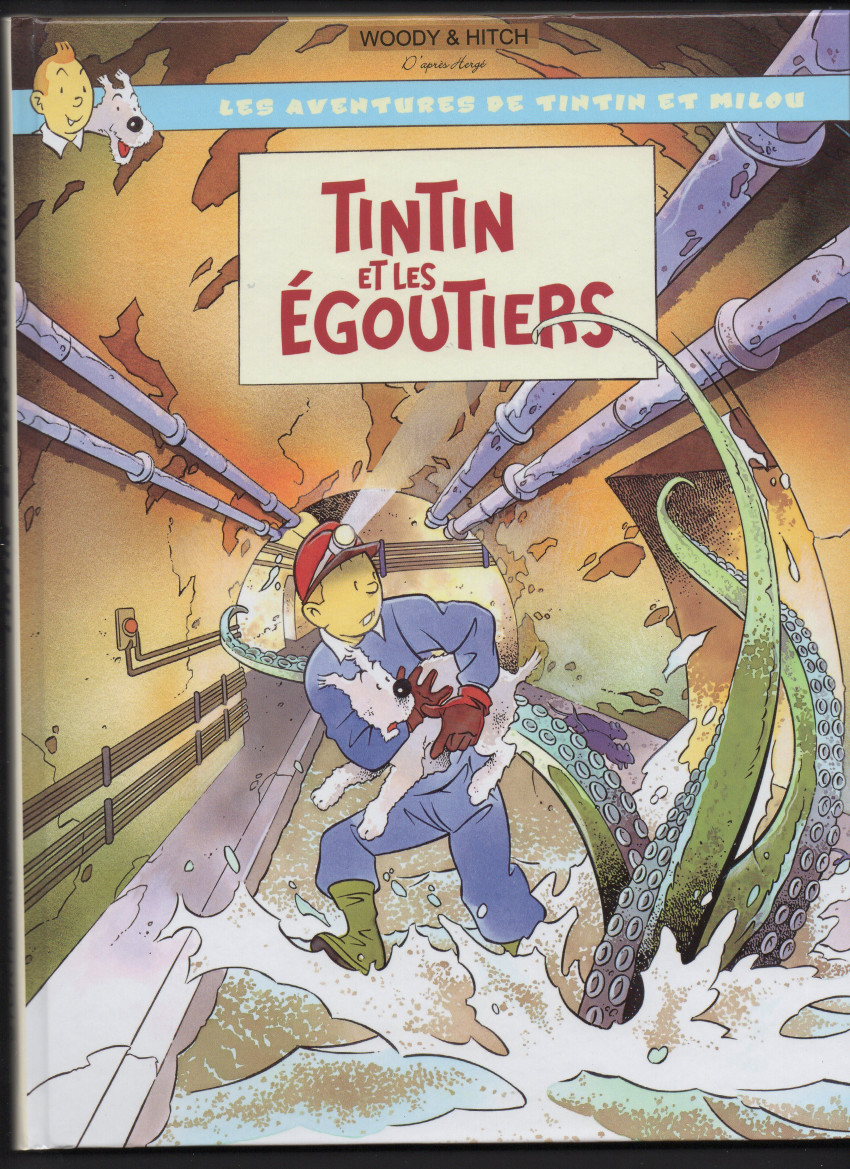 Couverture de l'album Tintin Tintin et les Égoutiers