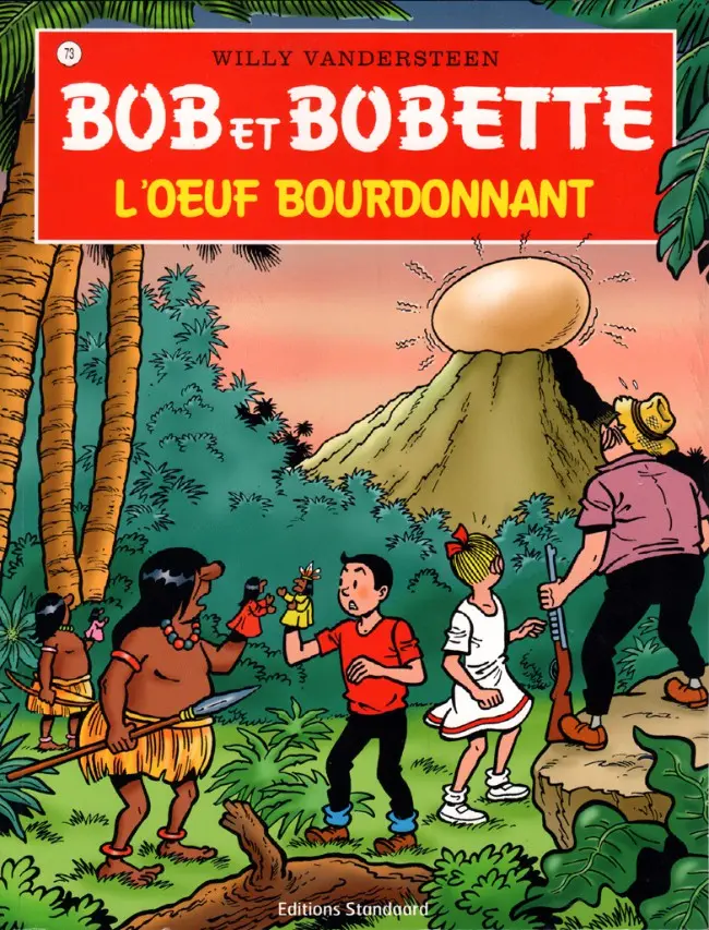 Couverture de l'album Bob et Bobette Tome 73 L'œuf bourdonnant