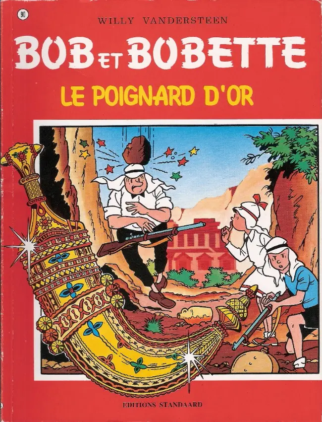 Couverture de l'album Bob et Bobette Tome 90 Le poignard d'or
