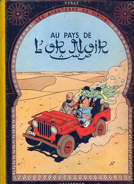 Couverture de l'album Tintin Tome 15 Au pays de l'or noir