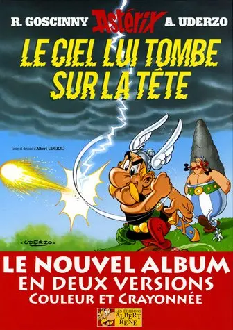 Couverture de l'album Astérix Tome 33 Le ciel lui tombe sur la tête