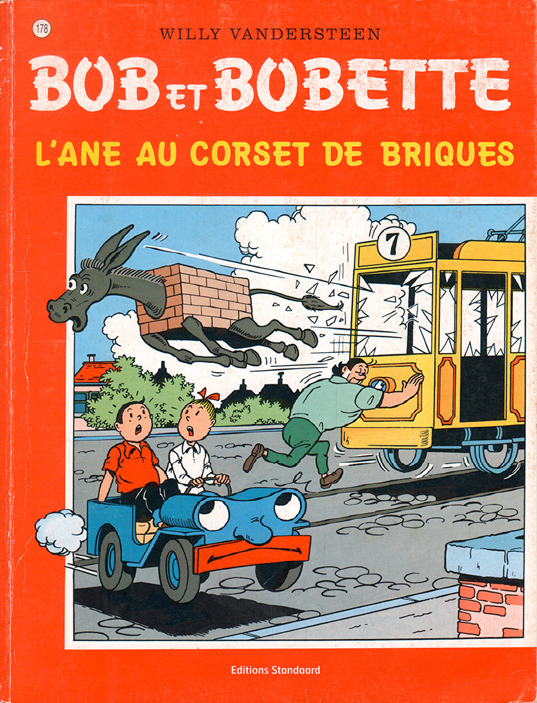 Couverture de l'album Bob et Bobette Tome 178 L'ane au corset de briques