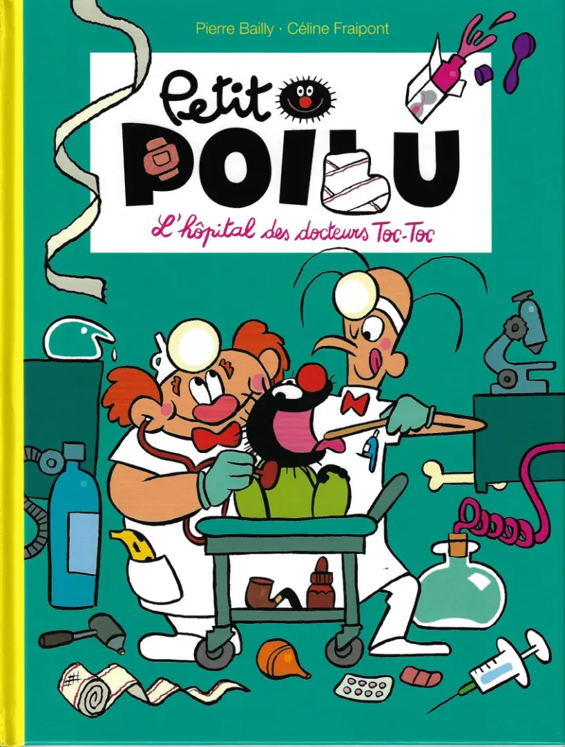 Couverture de l'album Petit Poilu Tome 11 L'hôpital des docteurs Toc-Toc