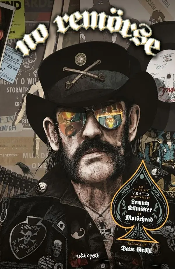 Couverture de l'album No Remörse Les Histoires vraies illustrées de Lemmy Kilmister et Motörhead