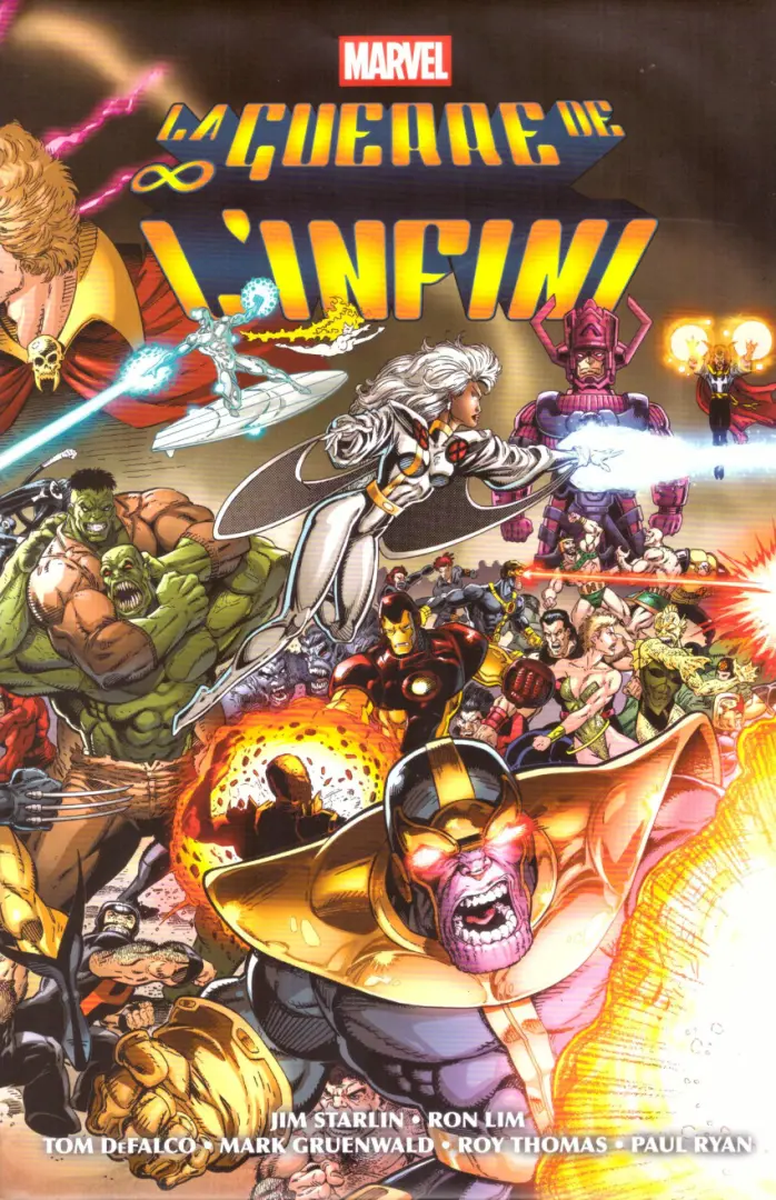 Couverture de l'album Thanos : La Trilogie de l'infini Thanos : La guerre de l'infini