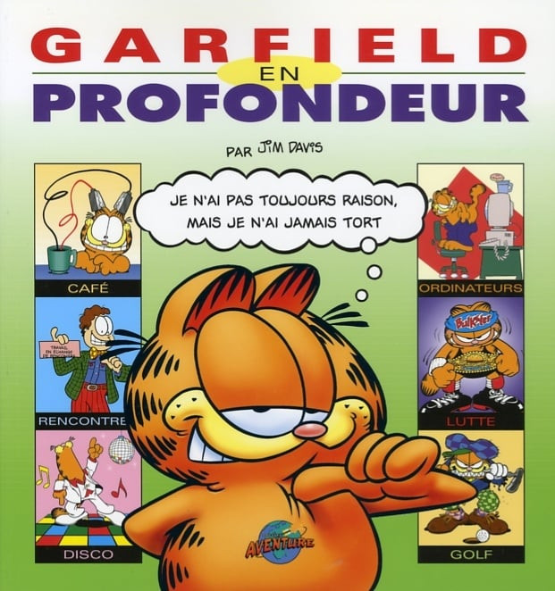 Couverture de l'album Garfield Garfield en profondeur