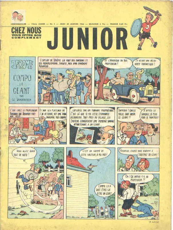 Couverture de l'album Jérôme Tome 10 Compo le Géant