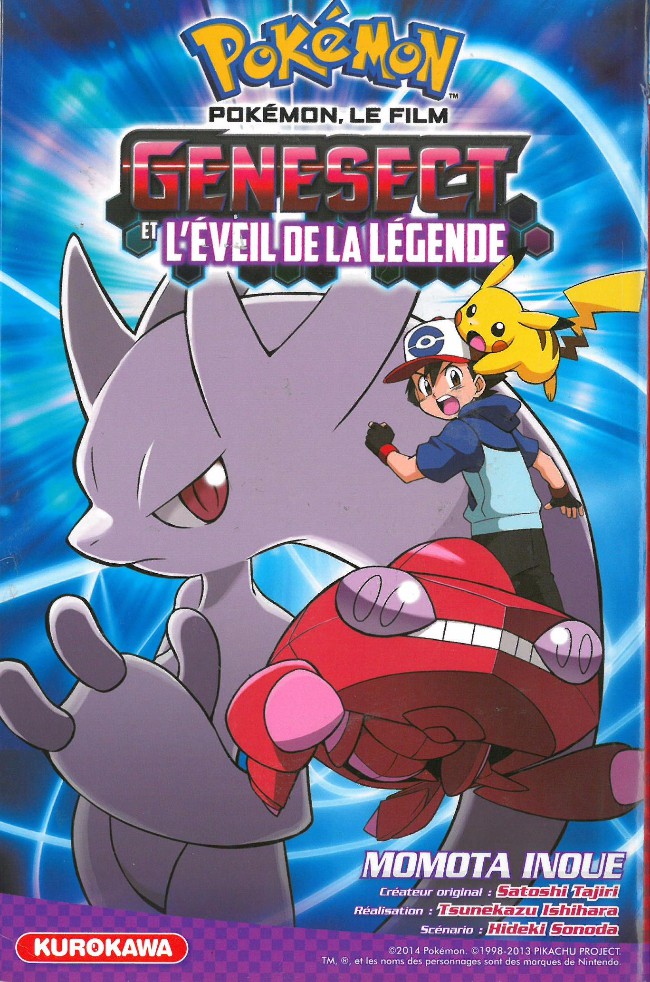 Couverture de l'album Pokémon, le film Tome 4 Genesect et l'éveil de la légende