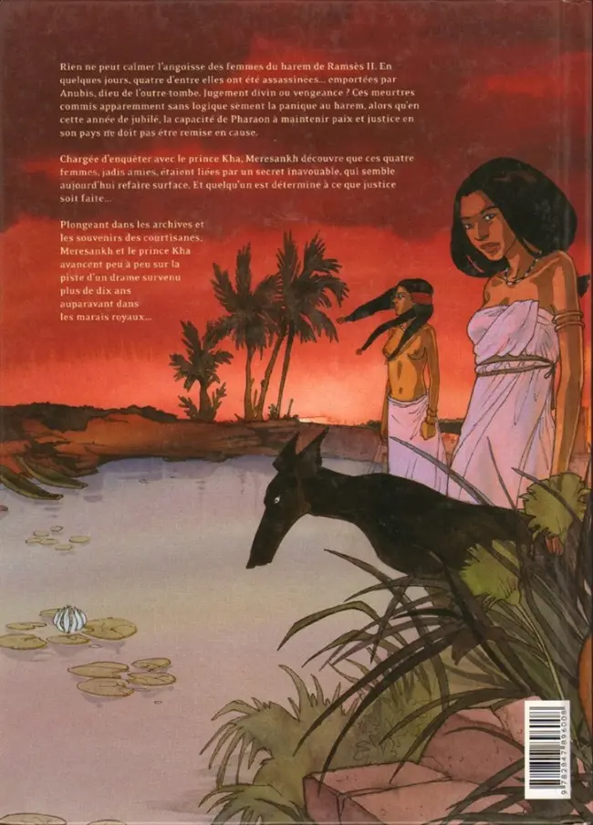 Verso de l'album Sur les terres d'Horus Tome 4 Nakhtamon ou la colère de Sekhmet