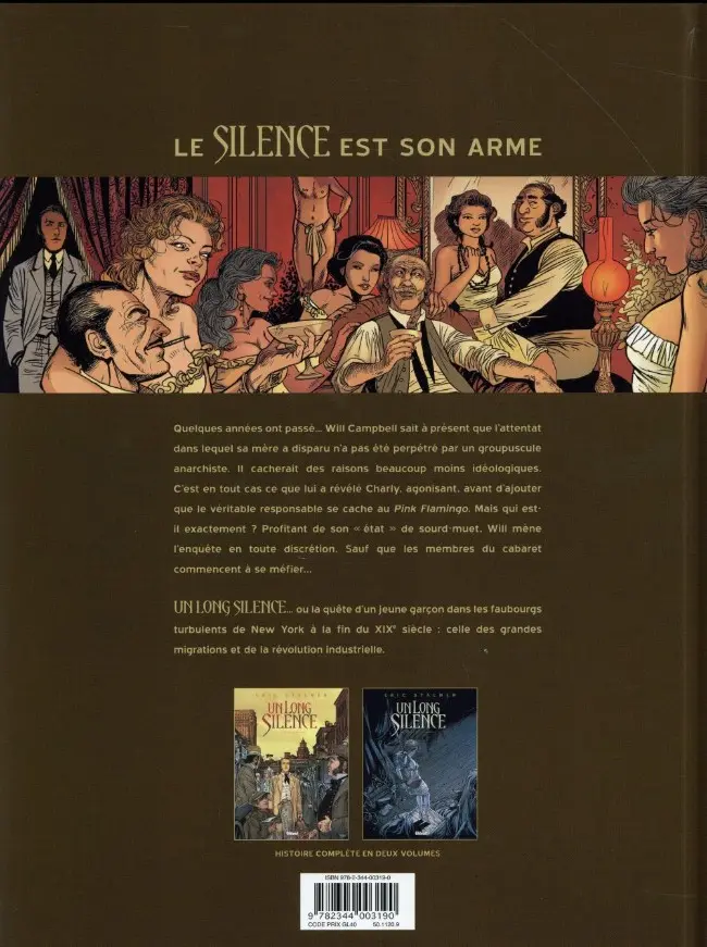 Verso de l'album Un long silence Tome 2 Que la fête commence !