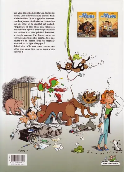 Verso de l'album Les Vétos Tome 2 Vaccin pour tous, toutous pour un !