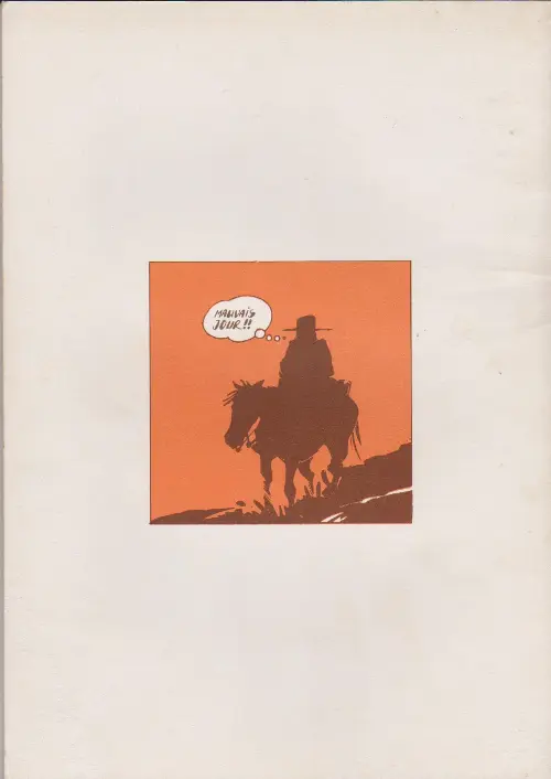Verso de l'album Western Fantastique