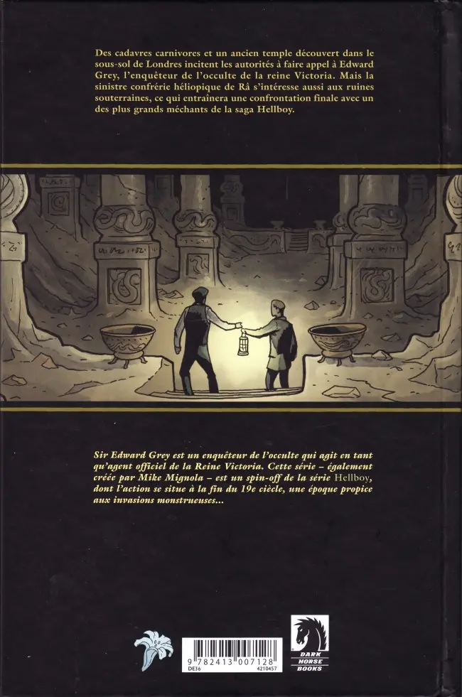Verso de l'album Witchfinder Tome 4 La Cité des morts