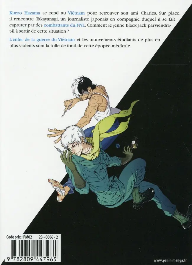 Verso de l'album Young Black Jack 2