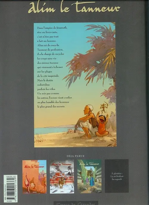 Verso de l'album Alim le tanneur Tome 1 Le secret des eaux