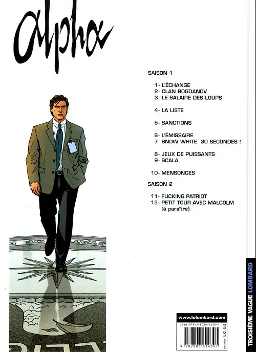 Verso de l'album Alpha Tome 3 Le salaire des loups