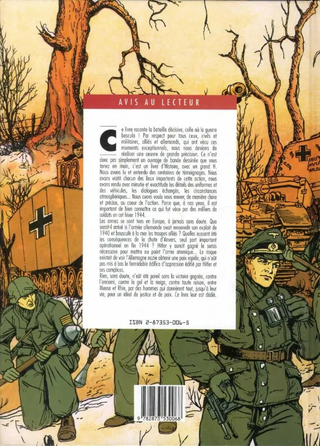 Verso de l'album Nuts ! - La Bataille des Ardennes Tome 1 L'Offensive