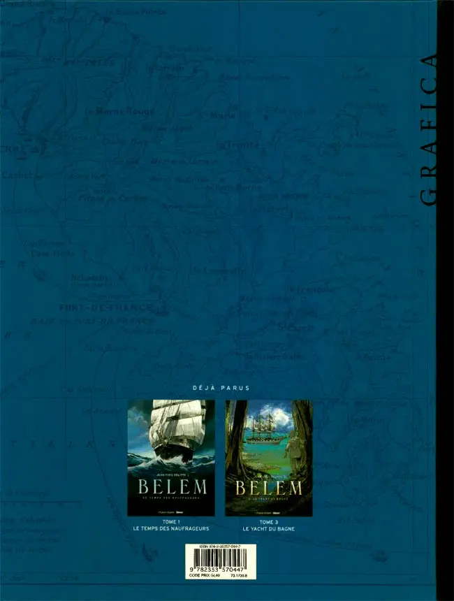 Verso de l'album Belem Tome 2 Enfer en Martinique