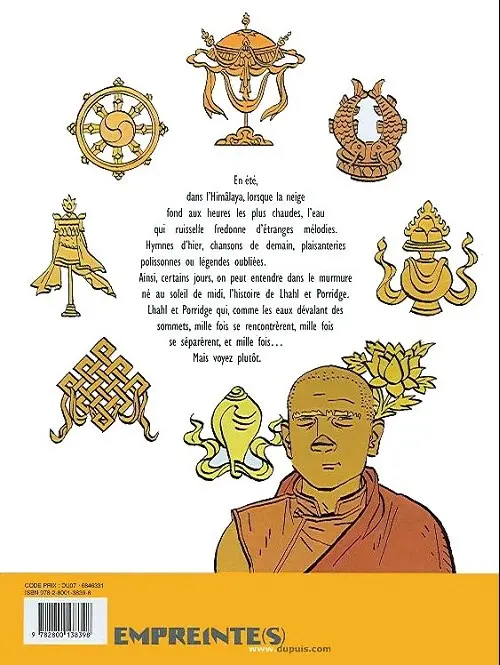 Verso de l'album Le Bouddha d'Azur Tome 2/2