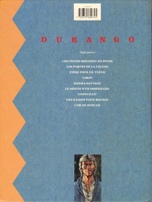 Verso de l'album Durango Tome 4 Amos