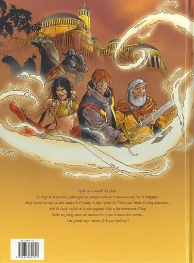 Verso de l'album Les Forêts d'Opale Tome 1 Le bracelet de Cohars