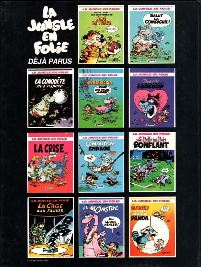 Verso de l'album La Jungle en folie Tome 5 Perrette et le grand méchant Louloup