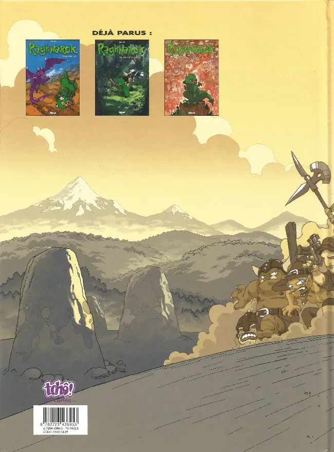 Verso de l'album Raghnarok Tome 2 Fées et gestes
