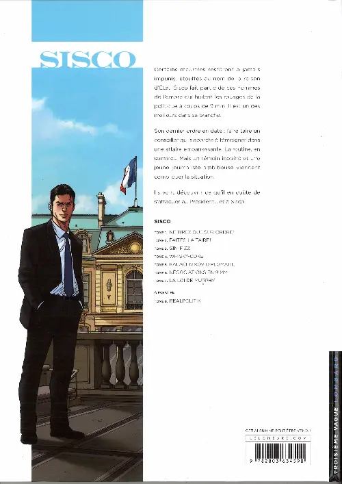 Verso de l'album Sisco Tome 1 Ne tirez que sur ordre !