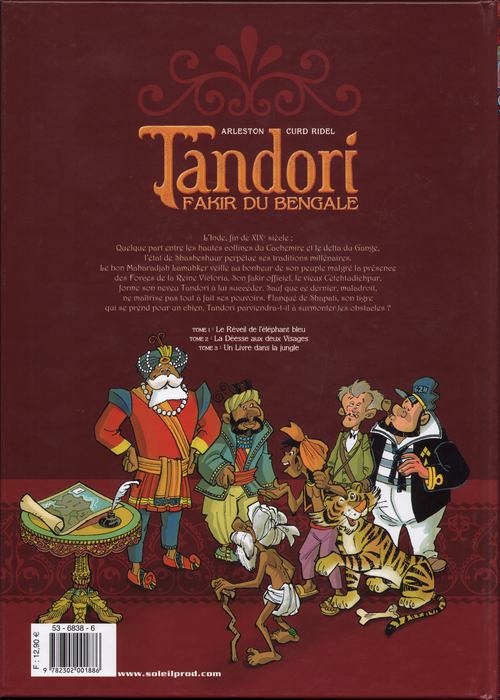 Verso de l'album Tandori Tome 2 La Déesse aux deux Visages