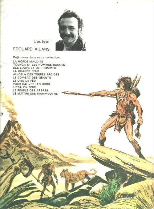 Verso de l'album Tounga Tome 1 La horde maudite