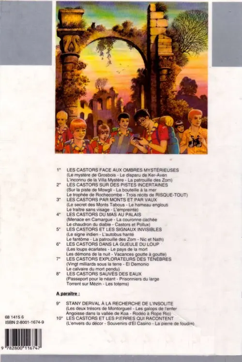Verso de l'album Tout Mitacq Tome 1 Les Castors - Face aux ombres mystérieuses