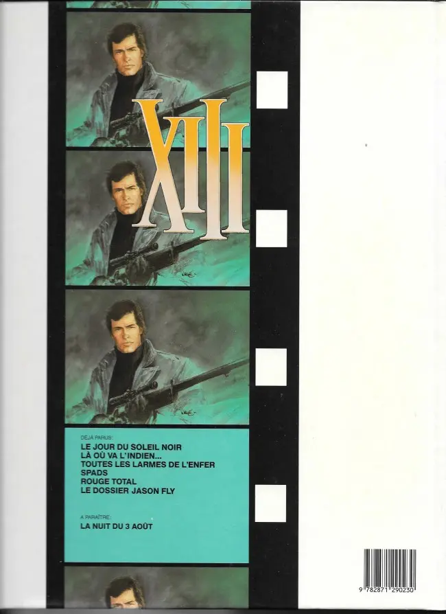 Verso de l'album XIII Tome 4 SPADS