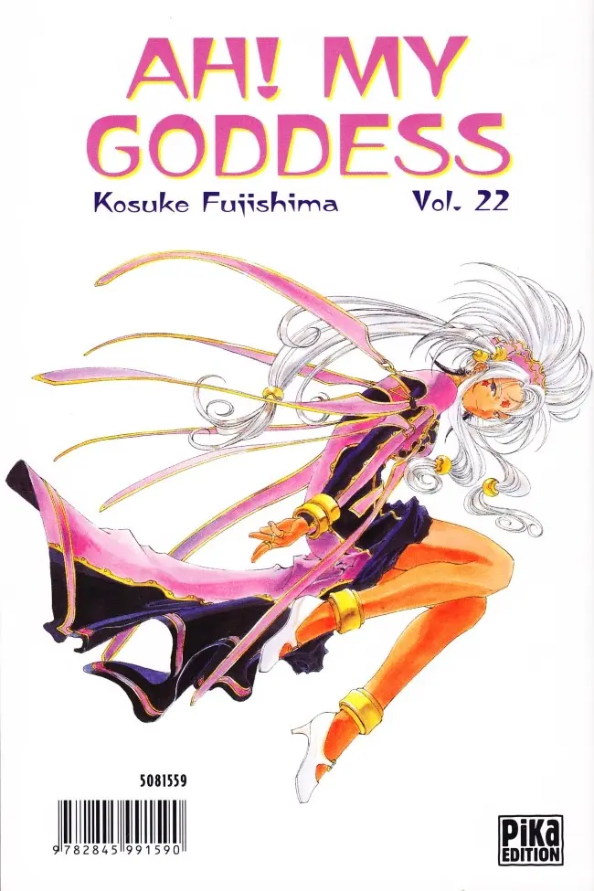 Verso de l'album Ah ! My Goddess Vol. 22