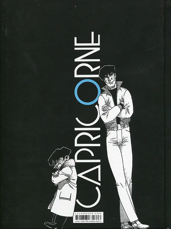 Verso de l'album Capricorne Tome 2