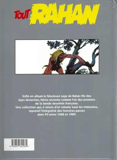 Verso de l'album Tout Rahan Tome 16