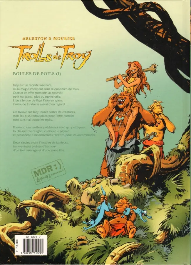 Verso de l'album Trolls de Troy Tome 15 Boules de poils (I)