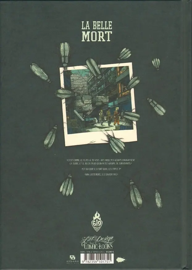 Verso de l'album La Belle mort