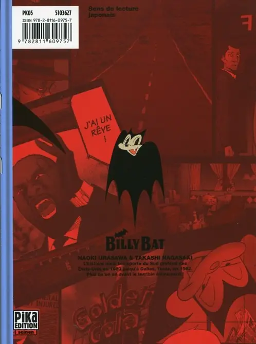 Verso de l'album Billy Bat 5