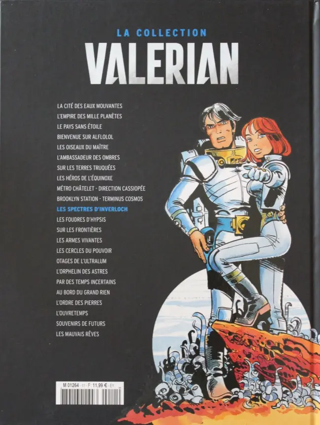 Verso de l'album Valérian Tome 11 Les Spectres d'Inverloch