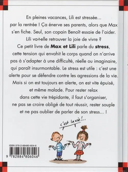 Verso de l'album Ainsi va la vie Tome 97 Lili est stressée par la rentrée