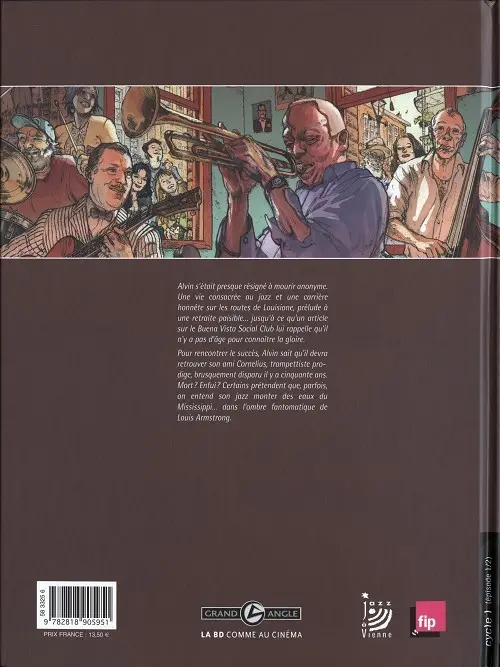 Verso de l'album Bourbon Street Tome 1 Les fantômes de Cornelius