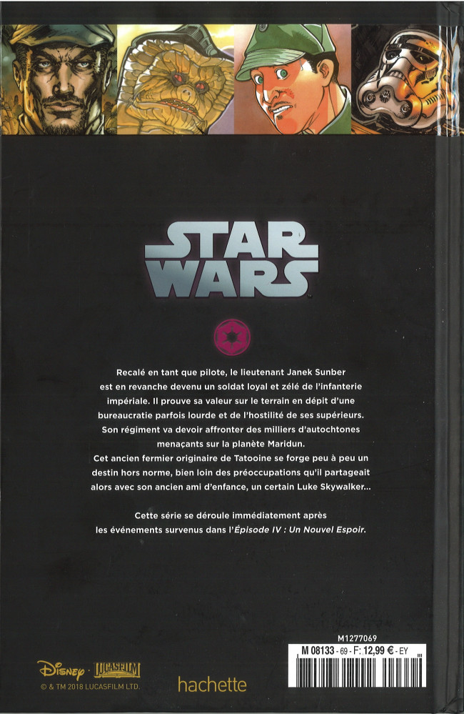 Verso de l'album Star Wars - Légendes - La Collection Tome 69 Rébellion - I. Jusqu'Au Dernier