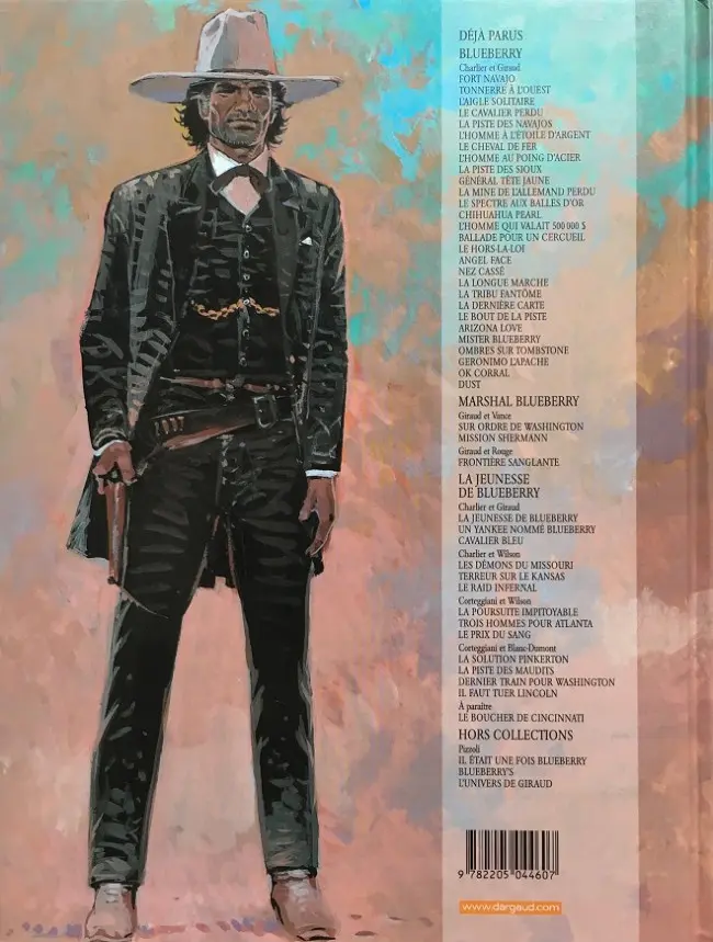 Verso de l'album Blueberry Tome 24 Mister Blueberry
