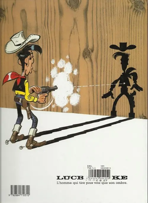 Verso de l'album Lucky Luke Tome 45 L'empereur Smith