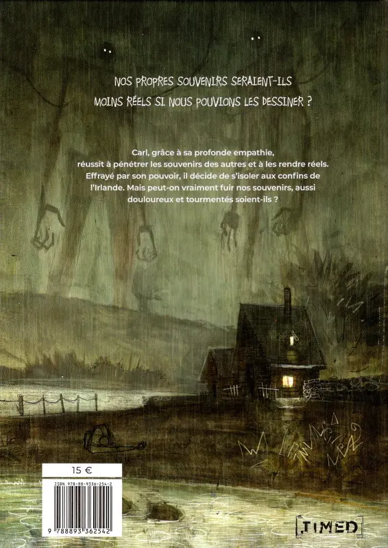 Verso de l'album Vies dessinées
