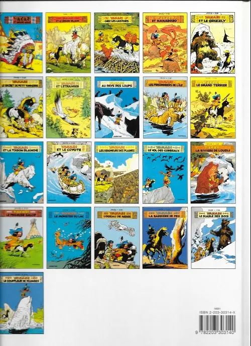 Verso de l'album Yakari Tome 14 Le vol des corbeaux