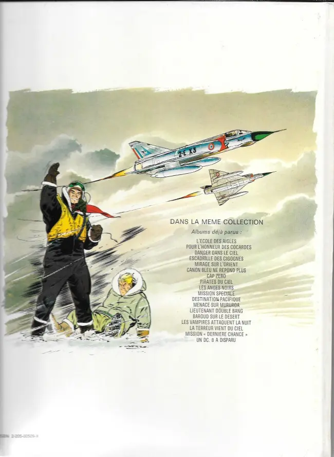 Verso de l'album Tanguy et Laverdure Tome 14 Baroud sur le désert