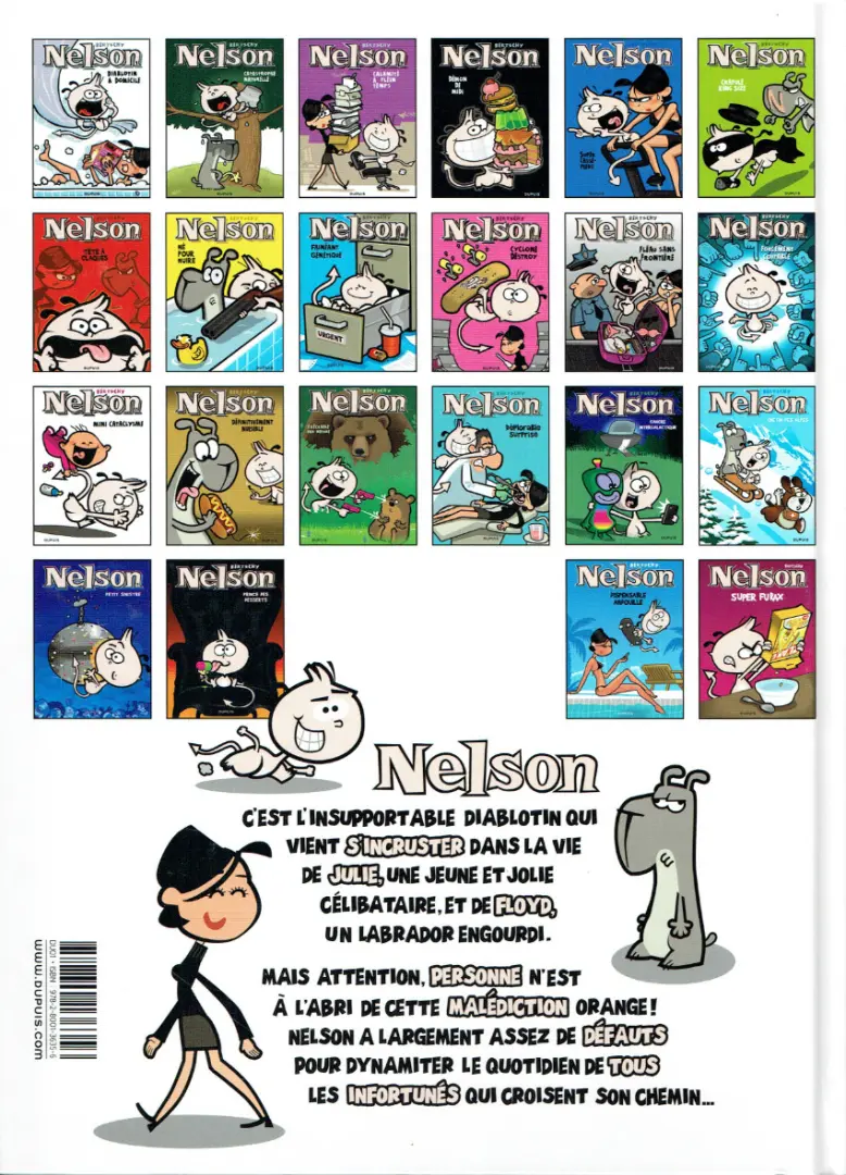 Verso de l'album Nelson Tome 3 Calamité à plein temps