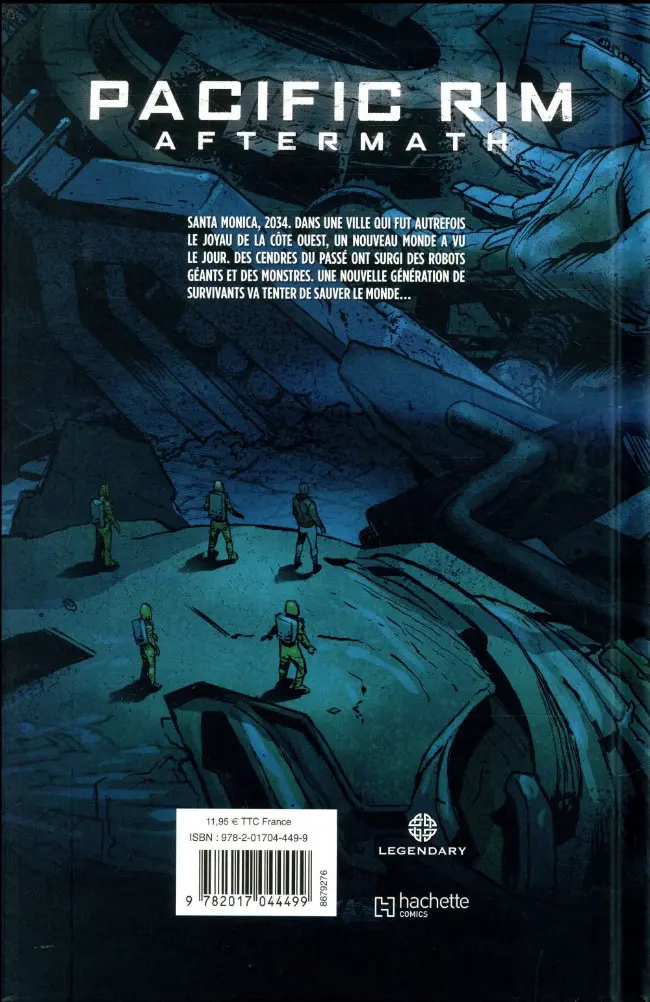 Verso de l'album Pacific Rim #1 Aftermath