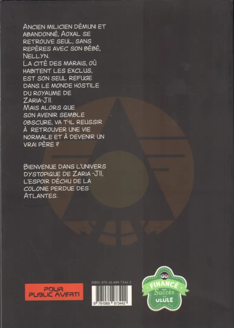 Verso de l'album Les chroniques de Zaria 1 Aoxal